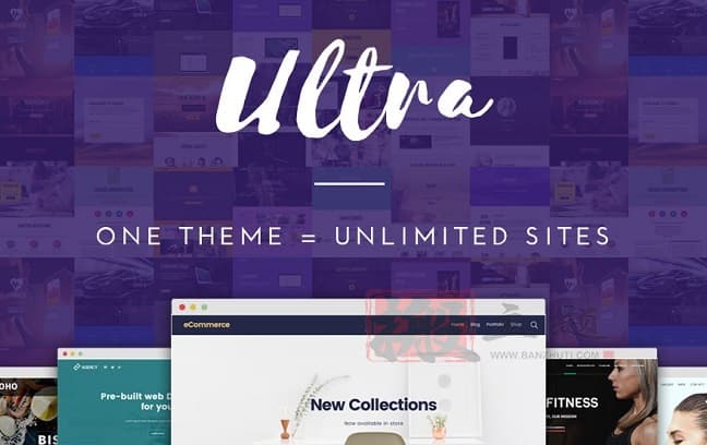 Themify Ultra 7.0.7完美汉化中文版|简易企业展示一键生成可视化编辑WordPress主题