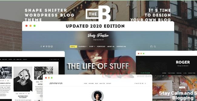 TheBlogger 2.1.2汉化中文版|自定义高级博客CMS WordPress主题模板