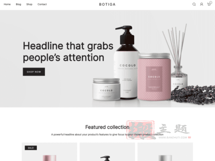 Botiga Pro 1.1.3汉化中文版|轻量快速高可定制WooCommerce电商主题