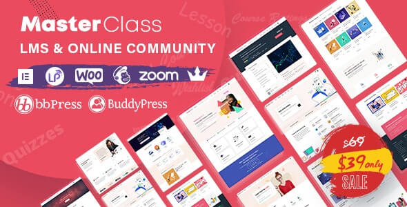 MasterClass主题1.1.2破解版|WordPress教育主题学习管理系统