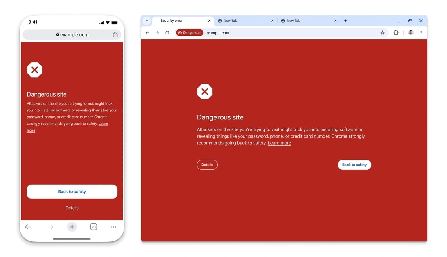 谷歌Chrome浏览器升级Safe Browsing 为用户提供实时URL保护