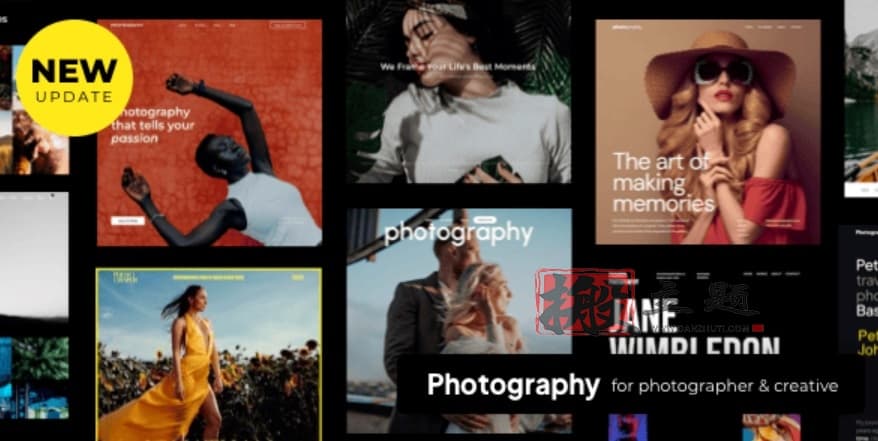 Photography 7.7.5汉化中文版|高级摄影照片作品WordPress主题模板