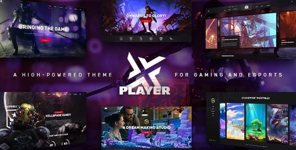 PlayerX 2.0汉化中文版|游戏及电子竞技高性能WordPress主题