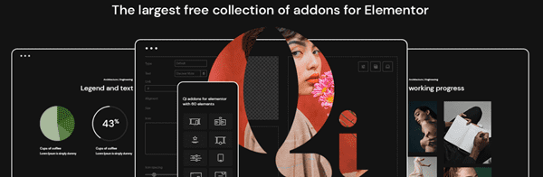 Qi Addons For Elementor Premium 1.11.0汉化中文版|灵活强大的Elementor扩展插件