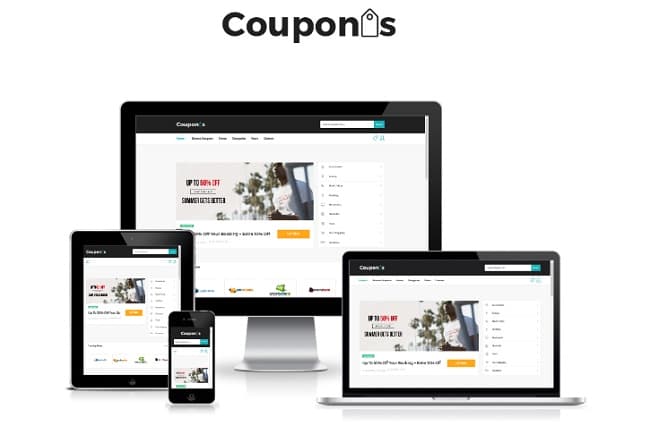 Couponis 3.2.3汉化中文版|Affiliate及Coupons优惠码优惠券WordPress主题