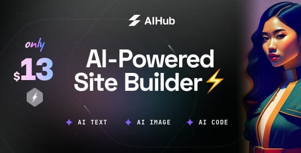 AIHub最新汉化中文版下载|科技企业WordPress AI模版主题