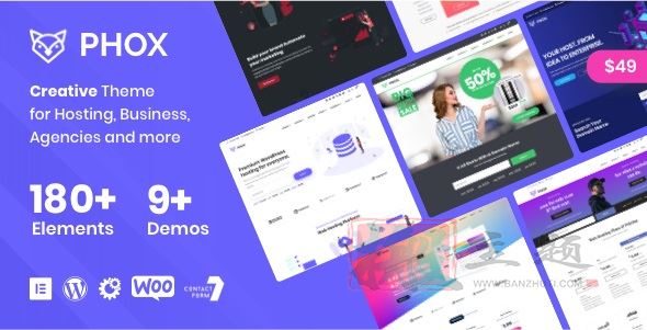 Phox 2.5.1汉化中文版|主机IDC托管WHMCS WordPress高级主题模板