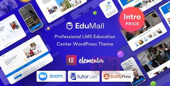 EduMall 2.6.2汉化中文版|专业LMS教育中心WordPress主题模板