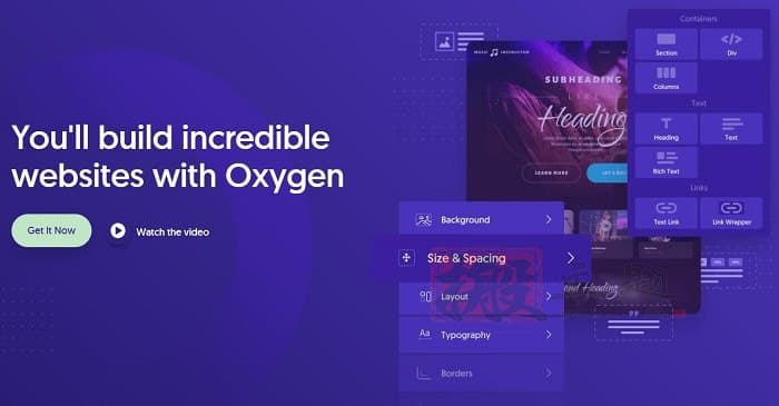 Oxygen Builder 4.6.2完美汉化中文版|轻量可视化编辑设计WordPress插件
