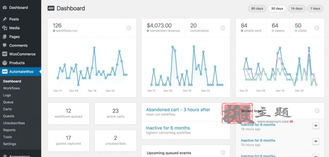 AutomateWoo 6.1.17汉化中文版|WooCommerce营销自动化插件下载