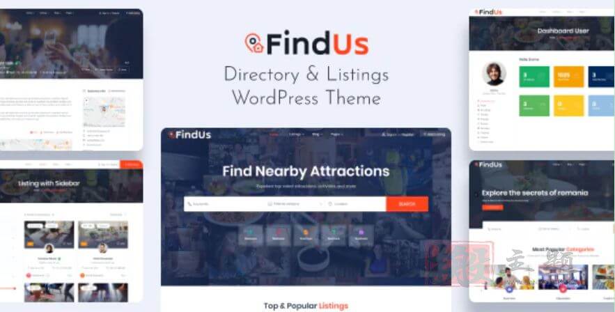 Findus 1.1.64汉化中文版|列表目录自定义设计响应式WordPress主题模板