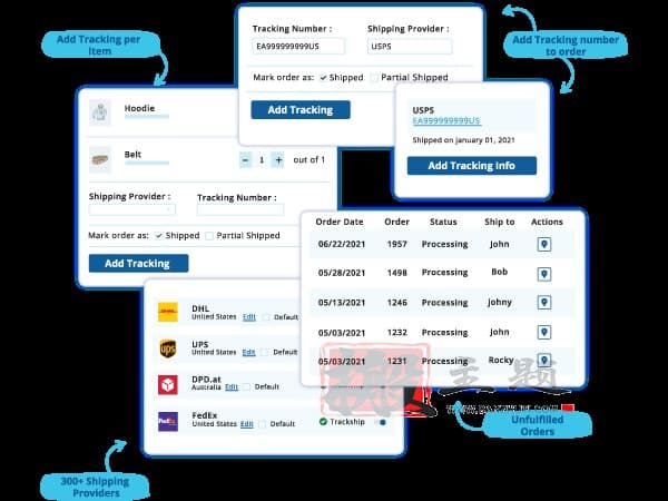 Advanced Shipment Tracking Pro 1.4英文专业版|WooCommerce订单跟踪物流同步插件