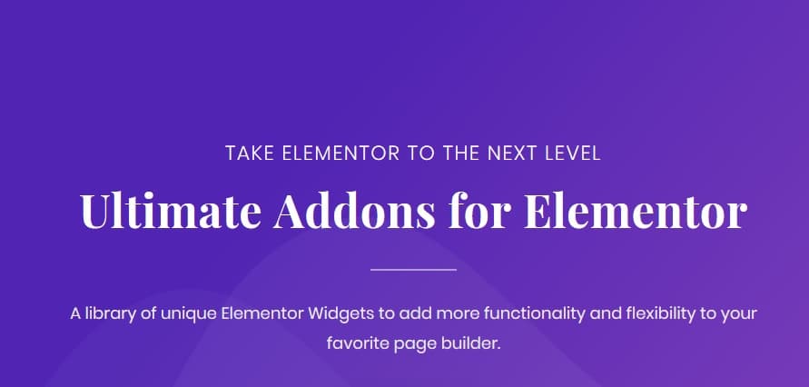 Ultimate Addons for Elementor Pro 1.44.1汉化中文版|Elementor功能增强小工具WordPress插件