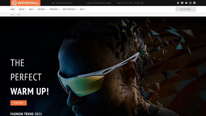 Wowmall: 一个免费的实验性WooCommerce Block主题