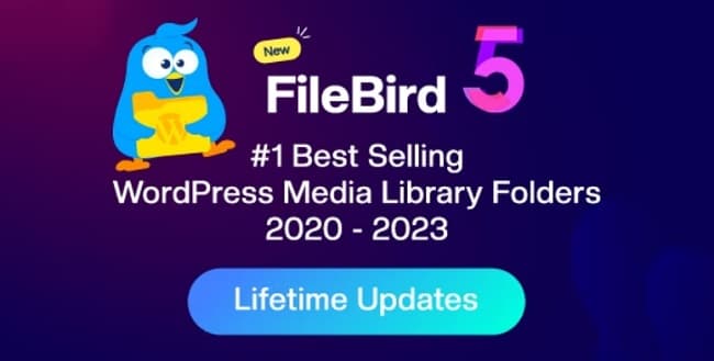 FileBird Pro 6.4.9完美汉化中文版|WordPress媒体库文件夹自定义管理插件