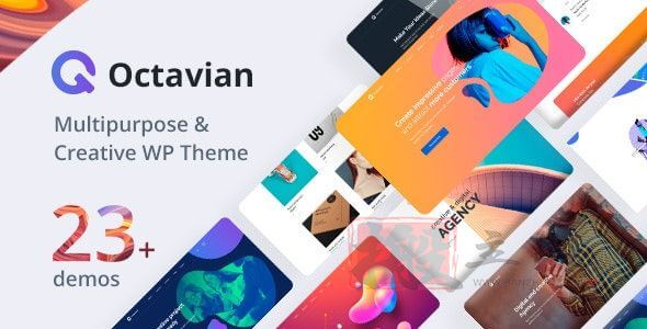 Octavian 1.17汉化中文版|创意展示多用途响应式WordPress主题模板