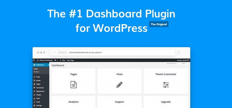 Ultimate Dashboard PRO 3.3.3汉化中文破解|自定义WordPress管理面板插件