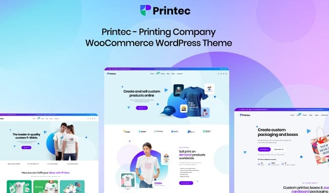 Printec完美汉化中文版|文印店印刷商店WooCommerce WordPress主题介绍
