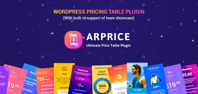 ARPrice Premium 4.2.2完美汉化中文版|漂亮价格表定价表自定义设计WordPress插件