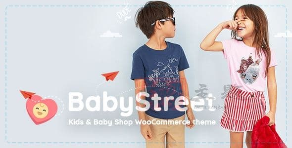 BabyStreet 1.5.2英文专业版|儿童服装商店和婴儿玩具WooCommerce WordPress主题模板