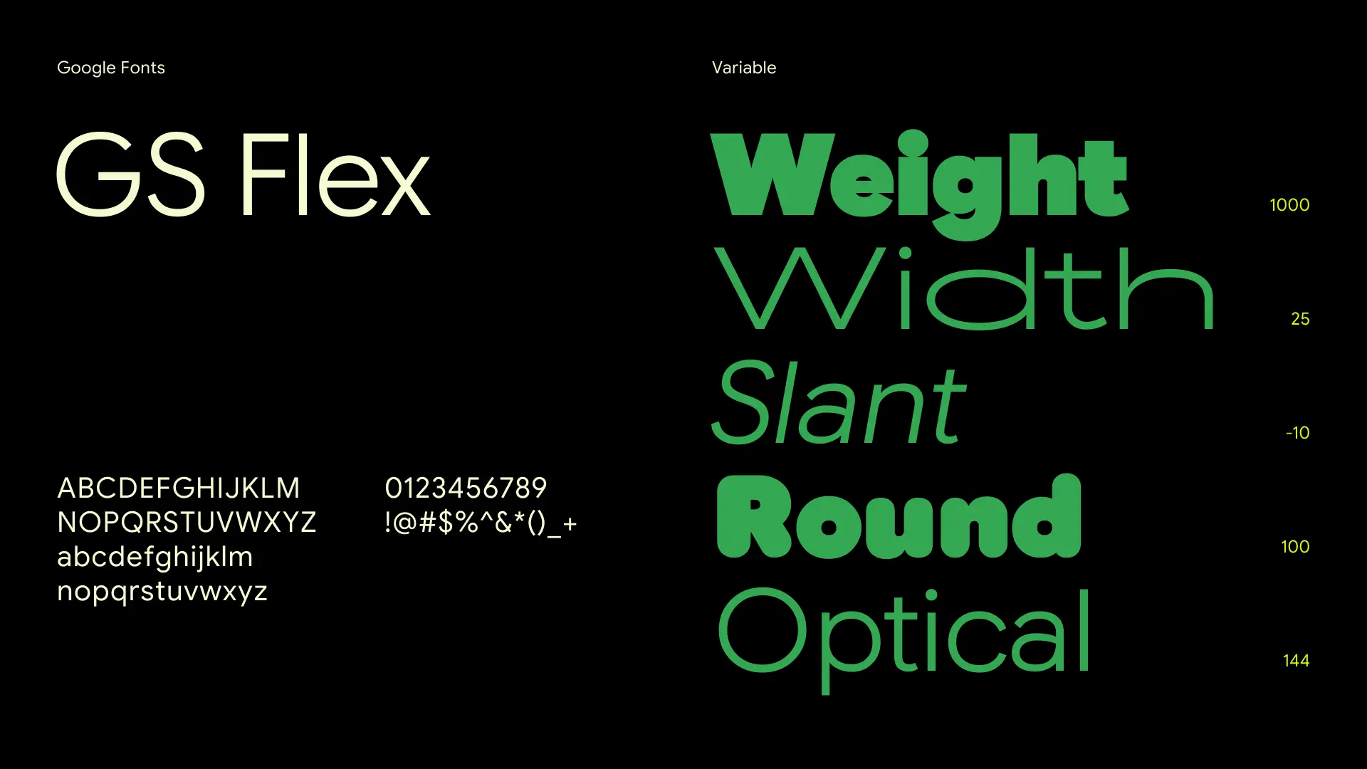 谷歌开源字体Google Sans Flex重磅发布:免费商用,高度可变,设计新选择!